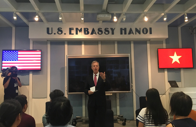 Đại sứ Mỹ tại Việt Nam, ông Ted Osius. (Ảnh: Đức Hoàng)