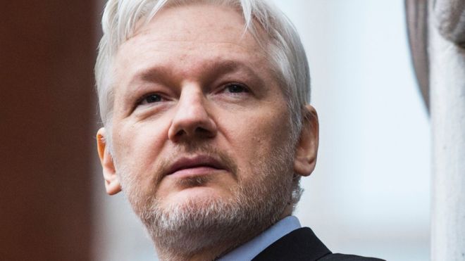 Nhà sáng lập WikiLeaks, ông Julian Assange cư trú tại Đại sứ quán Ecuador tại London. Ảnh: Internet