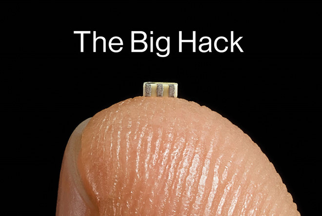 Con chip này có kích thước nhỏ hơn cả một hạt gạo. Ảnh: Bloomberg.